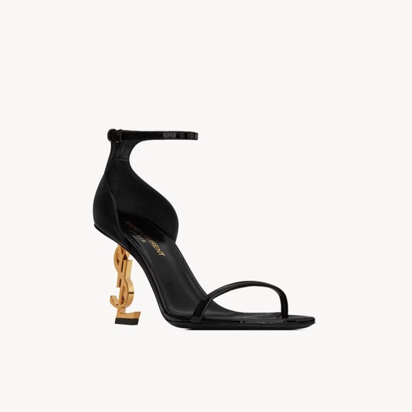YSL OPYUM SANDALS IN PATENT LEATHER - Picture 4 of 5